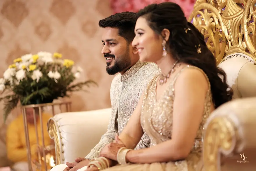Seated together at the ceremony